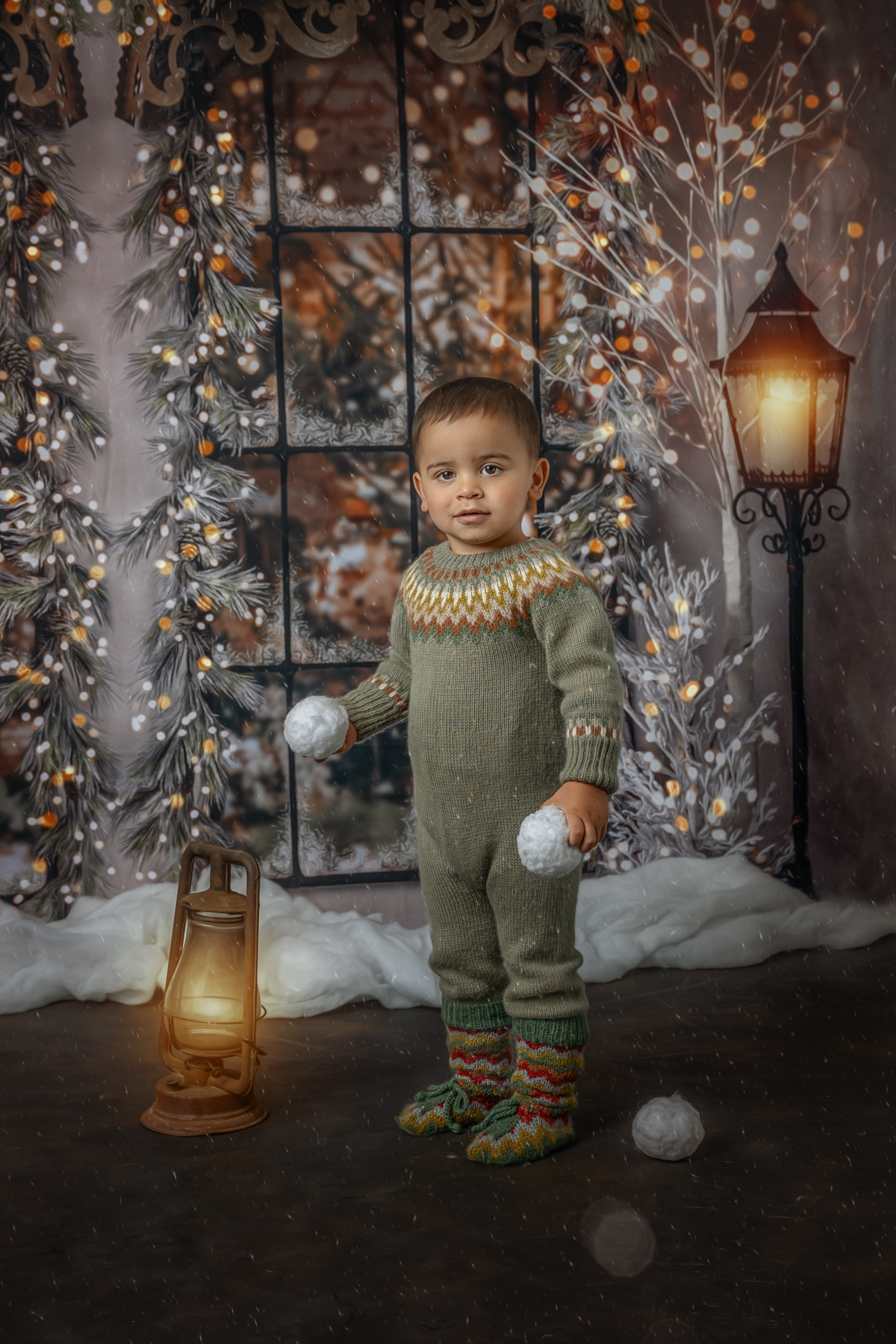 Holiday photo of child
